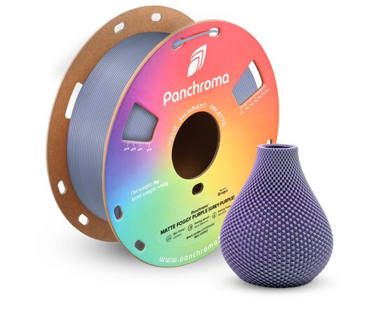 Пластик для 3D-принтера Polymaker PLA PANCHROMA DUAL MATTE 1,75mm 1kg FOGGY (CA04046), изображение 2