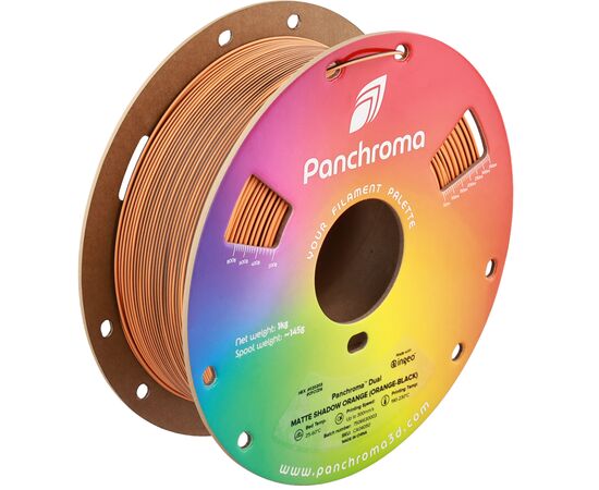 Пластик для 3D-принтера Polymaker PLA PANCHROMA DUAL MATTE 1,75mm 1kg SHADOW ORANGE (CA04050)