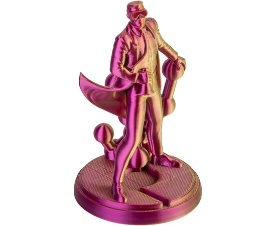 Пластик для 3D-принтера Polymaker PLA PANCHROMA DUAL SILK 1,75mm 1kg Lime-Magenta (CA03022), изображение 3