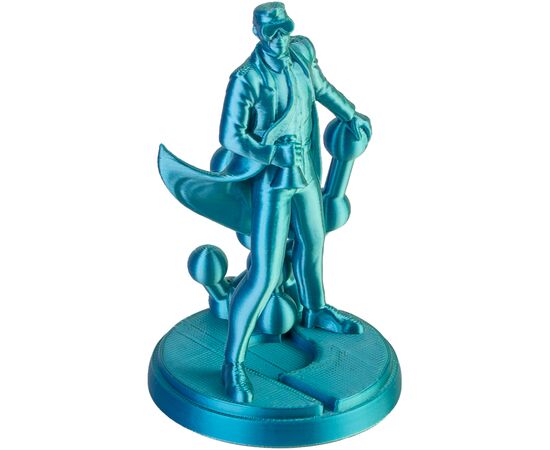 Пластик для 3D-принтера Polymaker PLA PANCHROMA DUAL SILK 1,75mm 1kg Blue-Green (CA03025), изображение 3