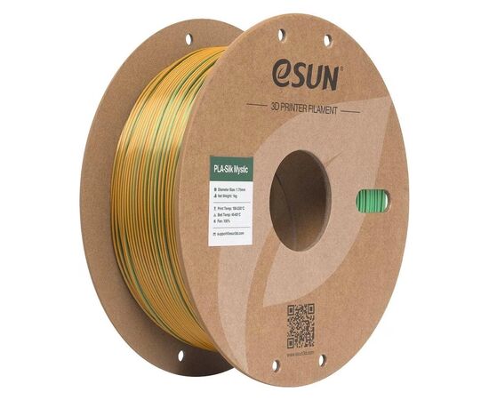 Пластик для 3D-принтера eSUN ePLA-Silk Mystic 1.75мм 1kg GoldGreenBlack (EPLA-SILKMYSTIC-P175JGB1)