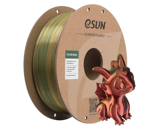 Пластик для 3D-принтера eSUN ePLA-Silk Mystic 1.75мм 1kg GoldRedGreen (EPLA-SILKMYSTIC-P175JRG1)