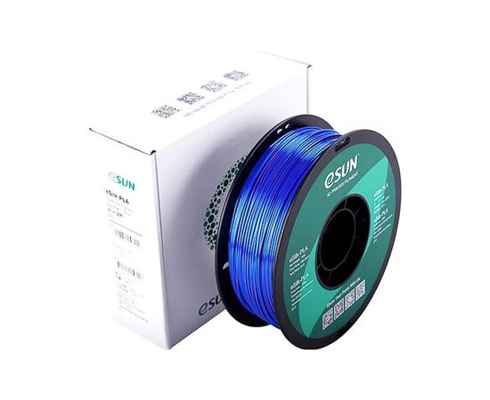 Пластик для 3D-принтера eSUN ePLA-Silk 1,75mm 1kg BLUE (EPLA-SILK-P175U1), зображення 2