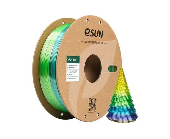 Пластик для 3D-принтера eSUN ePLA-Silk 1,75mm 1kg FOREST (EPLA-SILK-P175FO1), зображення 2