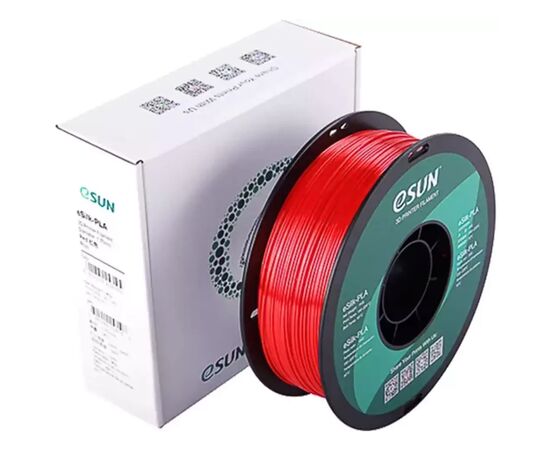 Пластик для 3D-принтера eSUN ePLA-Silk 1,75mm 1kg RED (EPLA-SILK-P175R1), зображення 2