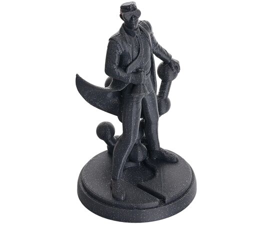 Пластик для 3D-принтера Polymaker PLA PANCHROMA GALAXY 1,75mm 1kg DARK GREY (CA02028), изображение 3