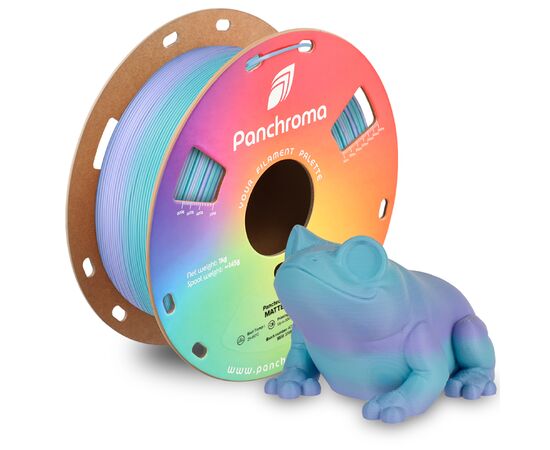Пластик для 3D-принтера Polymaker PLA PANCHROMA GRADIENT MATTE 1,75mm 1kg WINTER (CA04058), изображение 2