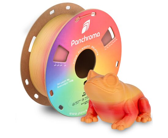 Пластик для 3D-принтера Polymaker PLA PANCHROMA GRADIENT MATTE 1,75mm 1kg FALL (CA04054), зображення 2