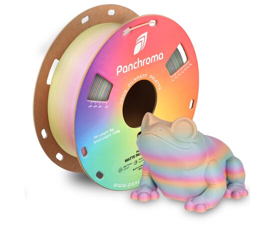 Пластик для 3D-принтера Polymaker PLA PANCHROMA GRADIENT PASTEL 1,75mm 1kg RAINBOW PASTEL (CA04055), изображение 2