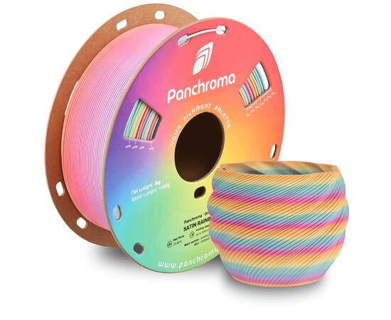 Пластик для 3D-принтера Polymaker PLA PANCHROMA GRADIENT SATIN 1,75mm 1kg RAINBOW (CA05001), изображение 6