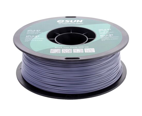 Пластик для 3D-принтера eSUN ePLA-ST 1кг, 1.75мм, GREY (EPLA-ST175H1), зображення 4