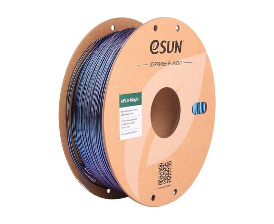 Пластик для 3D-принтера eSUN ePLA-Magic Dark Twinkling 1,75mm 1kg BLUE (EPLA-MAGIC-P175DTU1)