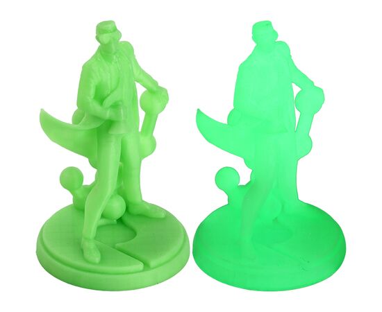 Пластик для 3D-принтера Polymaker PLA PANCHROMA LUMINOUS 1,75mm 1kg GREEN (CA02032), изображение 5