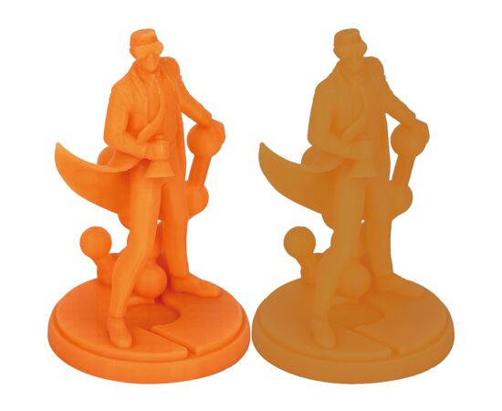 Пластик для 3D-принтера Polymaker PLA PANCHROMA LUMINOUS 1,75mm 1kg ORANGE (CA02033), изображение 4