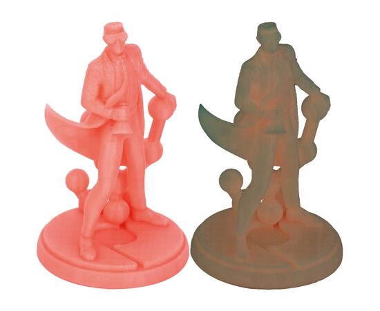 Пластик для 3D-принтера Polymaker PLA PANCHROMA LUMINOUS 1,75mm 1kg PINK (CA02034), изображение 5