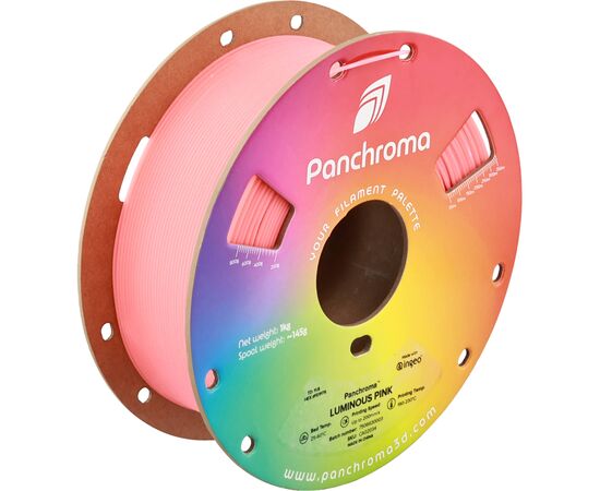 Пластик для 3D-принтера Polymaker PLA PANCHROMA LUMINOUS 1,75mm 1kg PINK (CA02034)