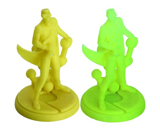 Пластик для 3D-принтера Polymaker PLA PANCHROMA LUMINOUS 1,75mm 1kg YELLOW (CA02035), изображение 3