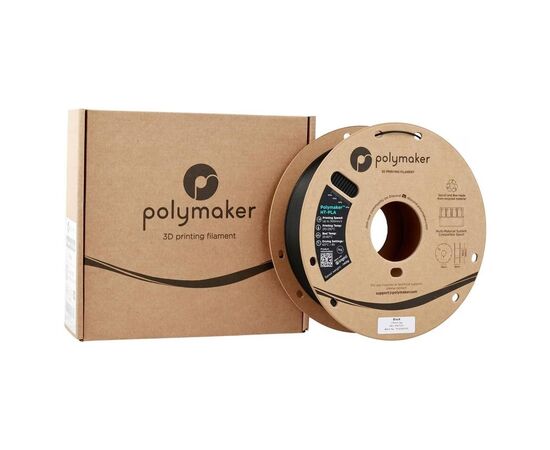 Пластик для 3D-принтера Polymaker HT-PLA 1,75mm 1kg BLACK (PA17001), изображение 4
