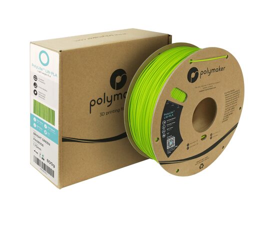 Пластик для 3D-принтера Polymaker PLA POLYLITE LW 1.75 mm 0,8kg BRIGHT GREEN (PA08008), изображение 3