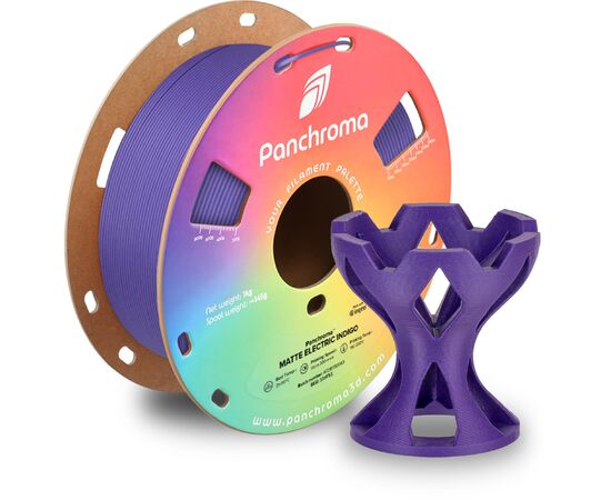 Пластик для 3D-принтера Polymaker PLA PANCHROMA MATTE 1,75mm 1kg ELECTRIC INDIGO (CA04018), изображение 4