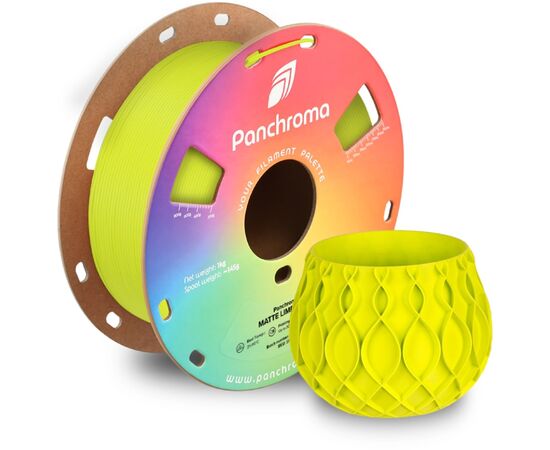 Пластик для 3D-принтера Polymaker PLA PANCHROMA MATTE 1,75mm 1kg LIME GREEN (CA04023), изображение 2