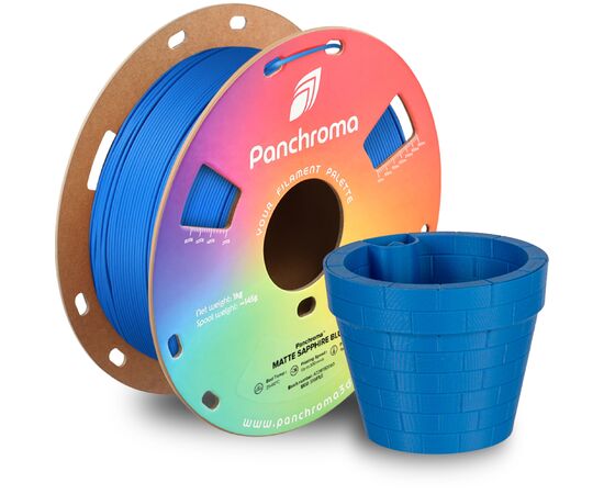 Пластик для 3D-принтера Polymaker PLA PANCHROMA MATTE 1,75mm 1kg SAPPHIRE BLUE (CA04038), изображение 4