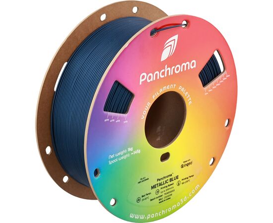 Пластик для 3D-принтера Polymaker PLA PANCHROMA METALLIC 1,75mm 1kg BLUE (CA02036)