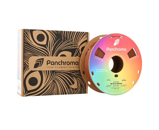 Пластик для 3D-принтера Polymaker PLA PANCHROMA METALLIC 1,75mm 1kg BRONZE (CA02013), изображение 6