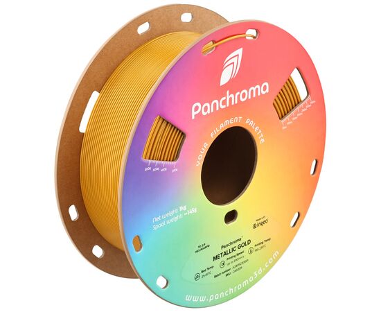 Пластик для 3D-принтера Polymaker PLA PANCHROMA METALLIC 1,75mm 1kg GOLD (CA02011)