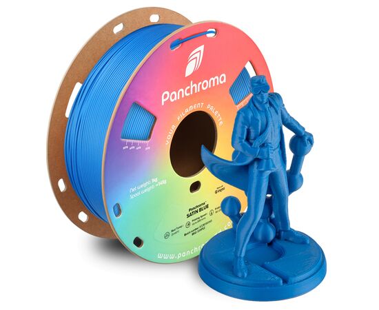 Пластик для 3D-принтера Polymaker PLA PANCHROMA SATIN 1,75mm 1kg BLUE (CA05002), изображение 3