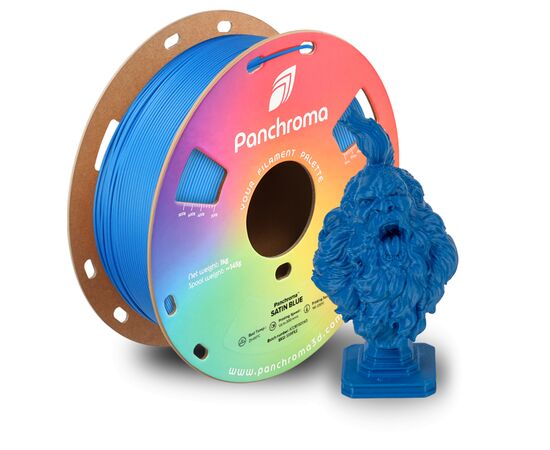 Пластик для 3D-принтера Polymaker PLA PANCHROMA SATIN 1,75mm 1kg BLUE (CA05002), изображение 4