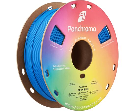 Пластик для 3D-принтера Polymaker PLA PANCHROMA SATIN 1,75mm 1kg BLUE (CA05002)