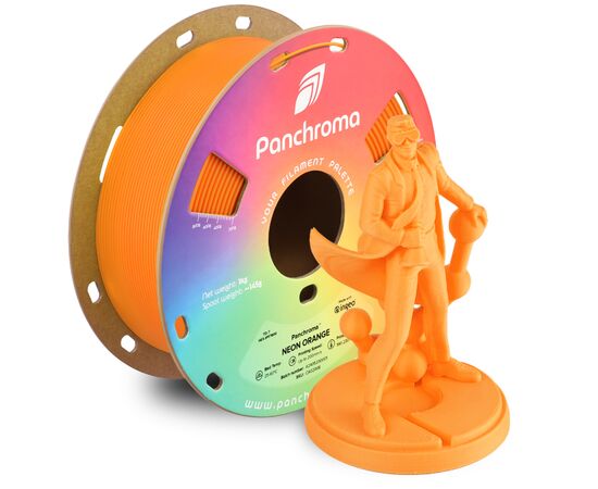Пластик для 3D-принтера Polymaker PLA PANCHROMA NEON 1,75mm 1kg ORANGE (CA02008), изображение 4
