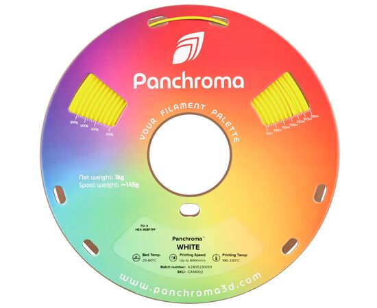 Пластик для 3D-принтера Polymaker PLA PANCHROMA NEON 1,75mm 1kg YELLOW (CA02007), изображение 2
