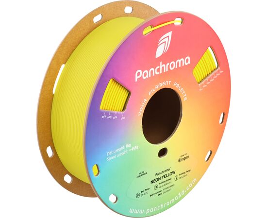 Пластик для 3D-принтера Polymaker PLA PANCHROMA NEON 1,75mm 1kg YELLOW (CA02007)