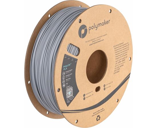 Пластик для 3D-принтера Polymaker PLA POLYLITE PRO 1,75mm 1kg GREY (PA07003)