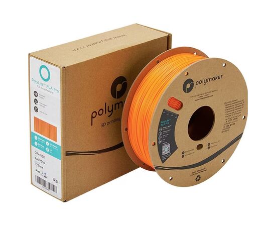 Пластик для 3D-принтера Polymaker PLA POLYLITE PRO 1,75mm 1kg ORANGE (PA07010), изображение 4