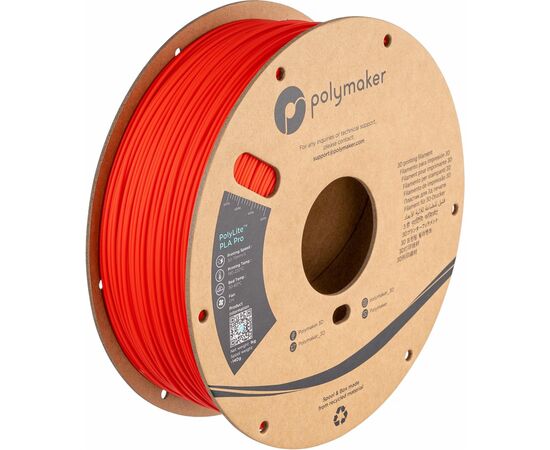 Пластик для 3D-принтера Polymaker PLA POLYLITE PRO 1,75mm 1kg RED (PA07004)