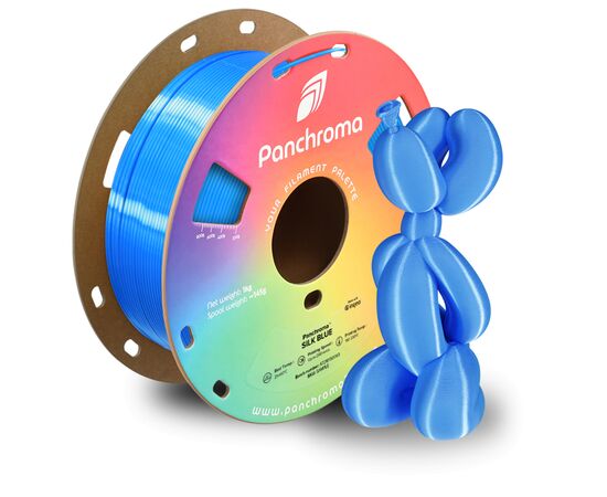 Пластик для 3D-принтера Polymaker PLA PANCHROMA SILK 1,75mm 1kg BLUE (CA03002), изображение 5