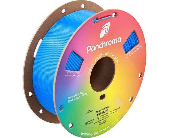 Пластик для 3D-принтера Polymaker PLA PANCHROMA SILK 1,75mm 1kg BLUE (CA03002)