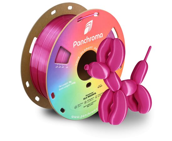 Пластик для 3D-принтера Polymaker PLA PANCHROMA SILK 1,75mm 1kg MAGENTA (CA03010), изображение 5
