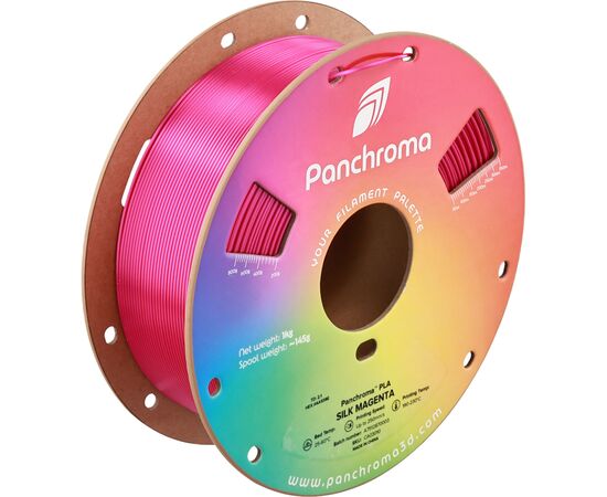 Пластик для 3D-принтера Polymaker PLA PANCHROMA SILK 1,75mm 1kg MAGENTA (CA03010)
