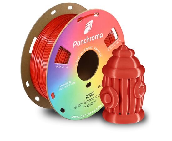 Пластик для 3D-принтера Polymaker PLA PANCHROMA SILK 1,75mm 1kg RED (CA03015), изображение 5