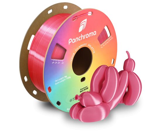 Пластик для 3D-принтера Polymaker PLA PANCHROMA SILK 1,75mm 1kg ROSE (CA03016), изображение 5