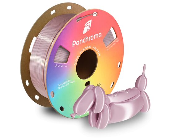 Пластик для 3D-принтера Polymaker PLA PANCHROMA SILK 1,75mm 1kg ROSE GOLD (CA03017), изображение 5