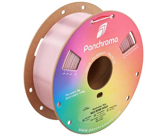 Пластик для 3D-принтера Polymaker PLA PANCHROMA SILK 1,75mm 1kg ROSE GOLD (CA03017)