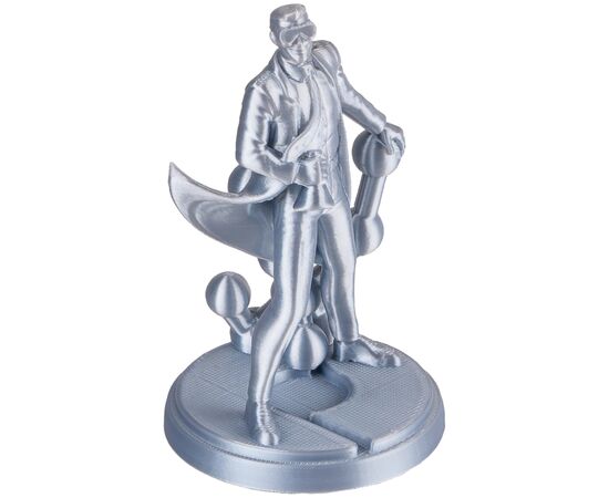 Пластик для 3D-принтера Polymaker PLA PANCHROMA SILK 1,75mm 1kg SILVER (CA03018), изображение 6