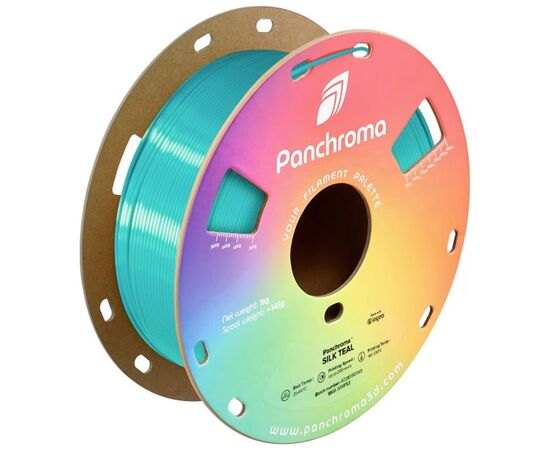 Пластик для 3D-принтера Polymaker PLA PANCHROMA SILK 1,75mm 1kg TEAL (CA03019)