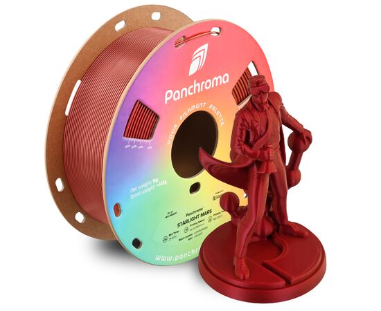 Пластик для 3D-принтера Polymaker PLA PANCHROMA STARLIGHT 1,75mm 1kg MARS (CA02017), изображение 5