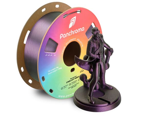 Пластик для 3D-принтера Polymaker PLA PANCHROMA STARLIGHT 1,75mm 1kg NEBULA (CA02020), изображение 5